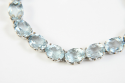 Akvamarin arany karkötő