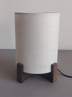 Skandináv stílusú fa asztali lámpa ALKUDHATÓ