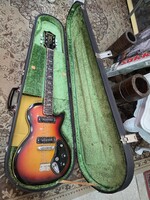Vintage Musima  Deluxe 25 K elektromos gitár.(GDR) eredeti tokjában.