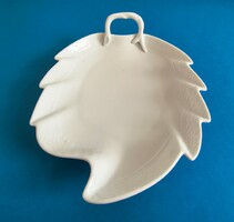 Herendi porcelán, festetlen fehér kínáló tál