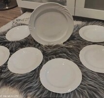 Hófehér Hollóházi Süteményes Készlet (7 részes) – Hibátlan! ​Eladó egy klasszikus, elegáns Hollóházi