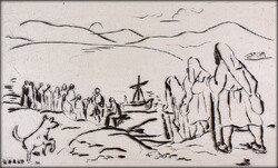 Borsos Miklós (1906 - 1990) ZARÁNDOKOK