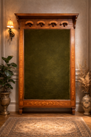 Intarziás előszobafal