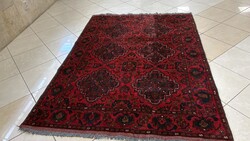 4338 KÜLÖNLEGES Afgán Khal kézi gyapjú perzsa szőnyeg 150X210CM