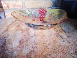 Mikasa Chablis márkájú kristály gyümölcsös tál