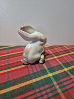 Ikonikus Zsolnay nyuszi, régi, gyönyörű festéssel