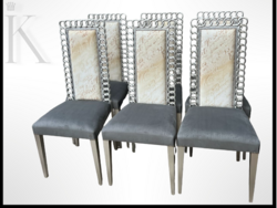 Hat db különleges luxus design olasz támlásszék