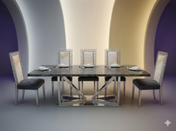 Hat db különleges luxus design olasz támlásszék