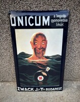 Unicum lemez tábla 2009-ből