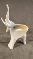 Hollóházi art deco elefánt 345
