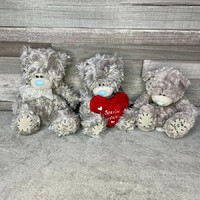 Me to You szürke plüss maci szett szívecskével