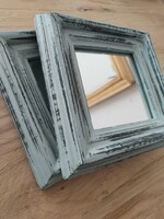 Vintage, fali tükör,keret - " kövirózsa színben