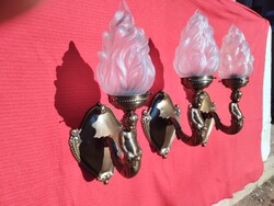 3 db réz antik falikar egyben eladó.