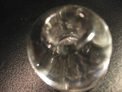 Mini üveg gyertyatartó