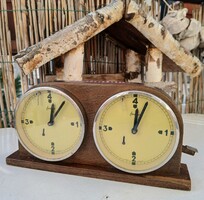 VIDEÓ! RITKA MŰKÖDŐ OMIKRON MAGYAR SAKKÓRA, régi retro vintage