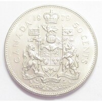 Kanada,50 cents 1979 aUNC+ nikkel