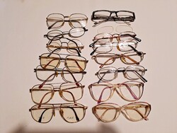 14 db régi vegyes szemüveg egyben (akár csak keretnek is megfelelnek)