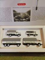 Vasútmodell H0 teherautó szett új