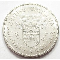 Kanada,1 dollar 1971 - Brit Kolumbia aUNC+ nikkel