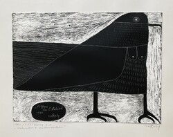 Pierre Székely Péter (1923-2001) Galamb a műteremben