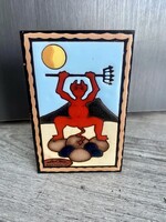 Lanzarote scene art fali csempe kerámia gyönyörű élénk színekkel