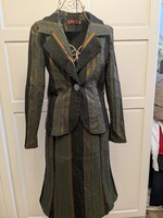 Női 36-os női S-es szoknyás csinos kosztüm, üzleti outfit, MAGYAR TERMÉK