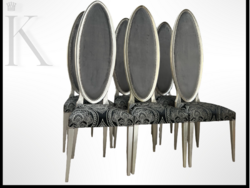 Hat db különleges luxus design olasz támlásszék