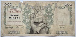 Görögország 1000 Drachma 1935.