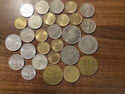 Magyarország 1, 2, 5, 10 forint, fillérek