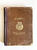 Halévy Die Jüdin operájának antik zongorakivonata, kottája Kerényi Miklós György könyvtárából