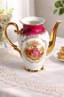 Seltmann Weiden Bavaria „Theresia” porcelán kávéskanna – Fragonard jelenettel