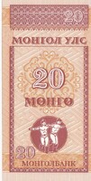 20  Mongo    Mongólia   A képen látható állapotban