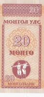 20  Mongo    Mongólia   A képen látható állapotban