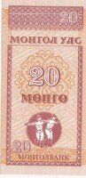 20  Mongo    Mongólia   A képen látható állapotban
