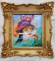Ez itt a Nyár.Prima díjas művésztől (Négy évszakból) miniatúra..Károlyfi Zsófia /1952-
