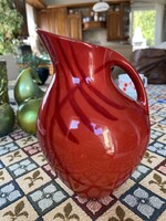 Zsolnay ökörvér mázas kancsó