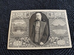 Ferenc József réz metszetes képeslap