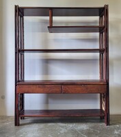 Vintage, mid century modern ausztrál konyhabútor, szekrény, polc, jelzett Post & Rail