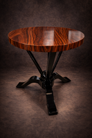 Art deco 3 lábú asztal, dohányzóasztal,lerakóasztal,telefonosasztal,kis asztal