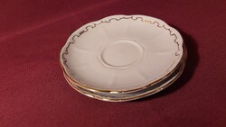 Zsolnay porcelán aranytollazott csészealj