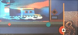 Joseph Kadar / Le K'dar / Kádár József (1936 - 2019): Le dualisme, 28 x 60 cm