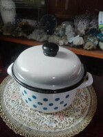 Pöttyös edény lehet a fedő nem az övé a képeken látható állapotban