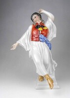 1Y550 Herendi porcelán táncoló juhász 30 cm