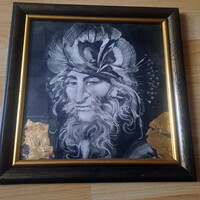 Hartmann Kitty: Férfi portré Szász Endre stílusában