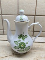 Hollóházi porcelán Erika mintás kávés kanna eladó!