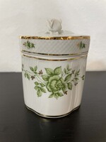 Hollóházi bonbonier rózsás fogóval