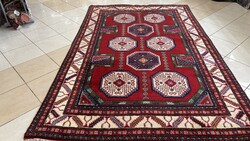 4293 RITKA Soproni Kaukázusi mintás kézi gyapjú perzsa szőnyeg 200X300CM
