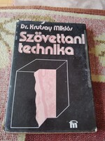 DR. Krutsay Miklós: Szövettani technika című könyve eladó!