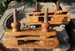 Antik jelzett gyalu nutvágó gyaluk JOH. WEIS & SOHN régi asztalos szerszám