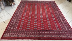 4279 ÁLOMSZÉP Pakisztáni Bokhara kézi gyapjú perzsa Szőnyeg 250X320CM